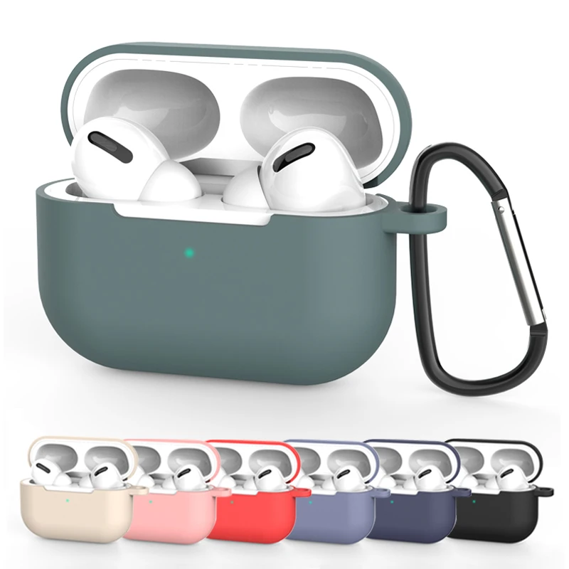 Силиконовый чехол для Apple Airpods Pro 3 беспроводной Bluetooth защитный сумка гарнитура Air
