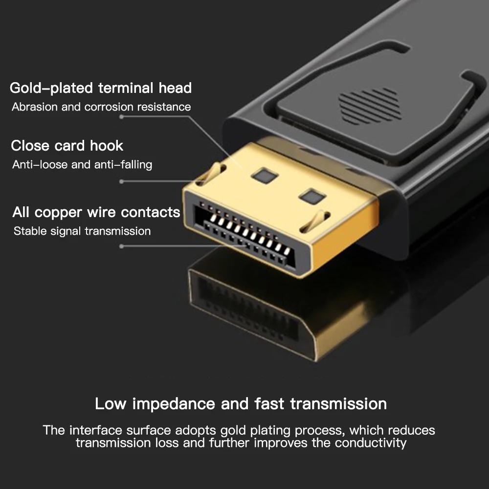 HD Adpter display port DP Male to HDMI кабель DP-hdmi адаптер видео порт шнур |