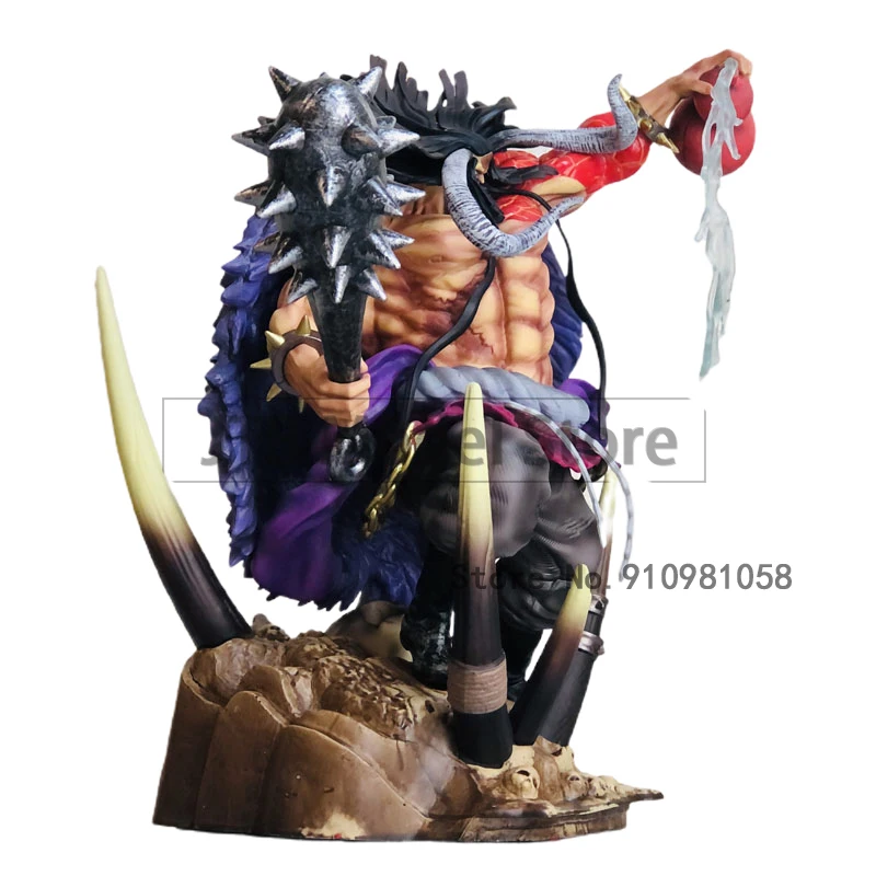 Bestellen Ein Stück Kaido Modell Action Figure Anime 33CM PVC Schlacht Statue Sammlung Spielzeug Für Kind Oversize Desktop Dekoration Geschenk Figma