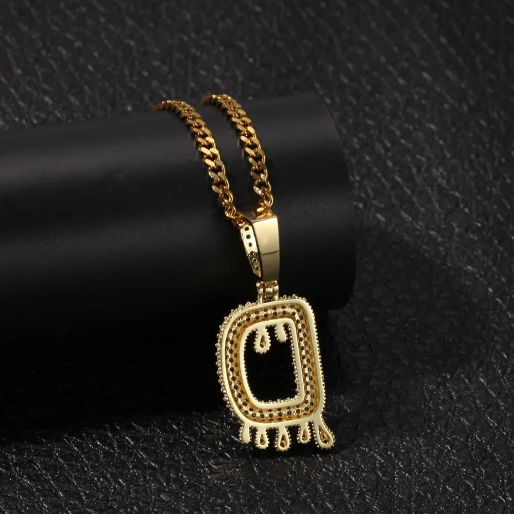 Цепочка с подвеской в виде маленьких букв BLING KING украшение стиле хип-хоп со