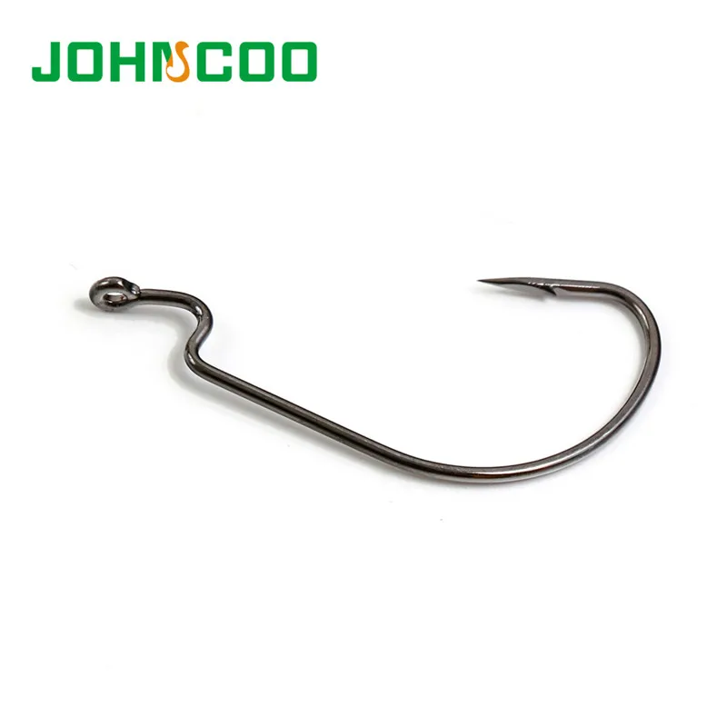JOHNCOO 10 шт. 4 #2 #1 #2/0 # Высокие рыболовные крючки широкий крючок острый мягкий наживка