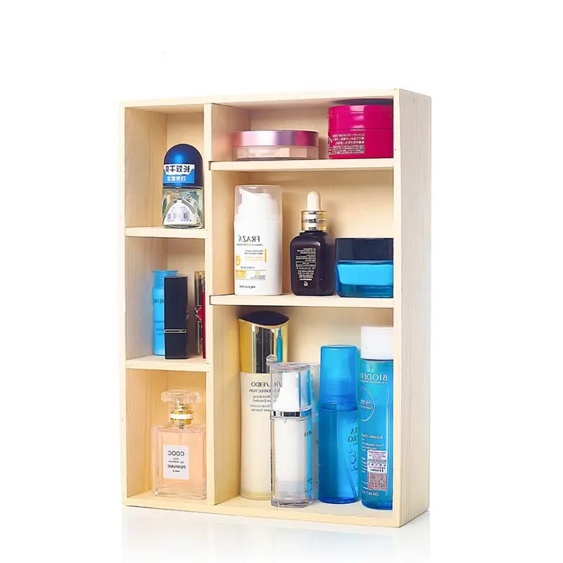 

Mordoa твердые деревянные украшения коробка Домашний туалетный столик дисплей косметика коробка для хранения кольцо ячеистый Дисплей лоток д...