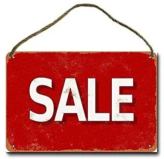 

Metal Sign 8 X 12 Inch Sale Wall Decor Hanging Sign