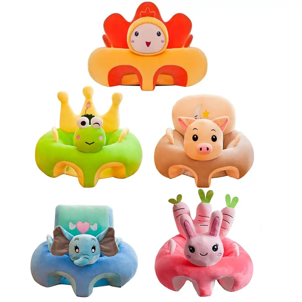 Creative Cartoon Baby Sofa Cover Learning to Sit Seat Feeding Chair Case | Мать и ребенок