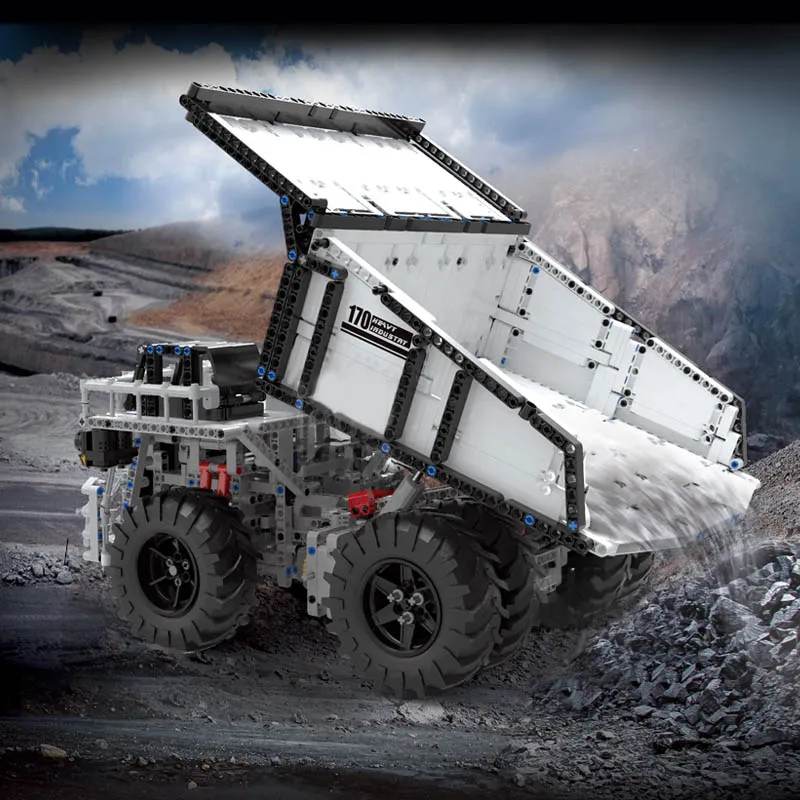 Mould King 13170 2005 шт. высокотехнологичный 29699 Либер Terex T284 горный экскаватор самосвал