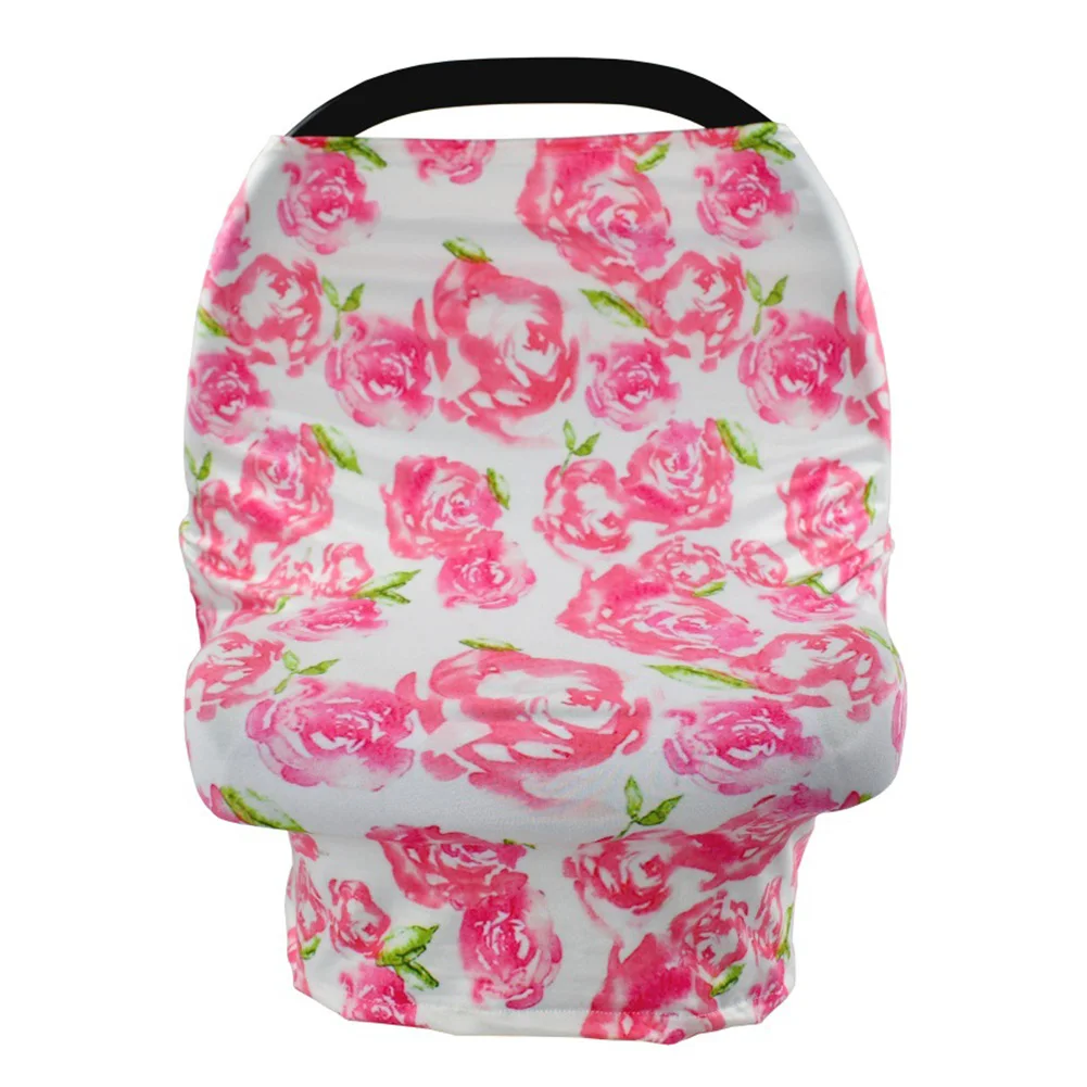 

4 In 1 Car Seat Canopy Poncho Full Protection Baby Nursing Cover Shopping Cart Windproof Sunscreen Soft Multifunctional Portable