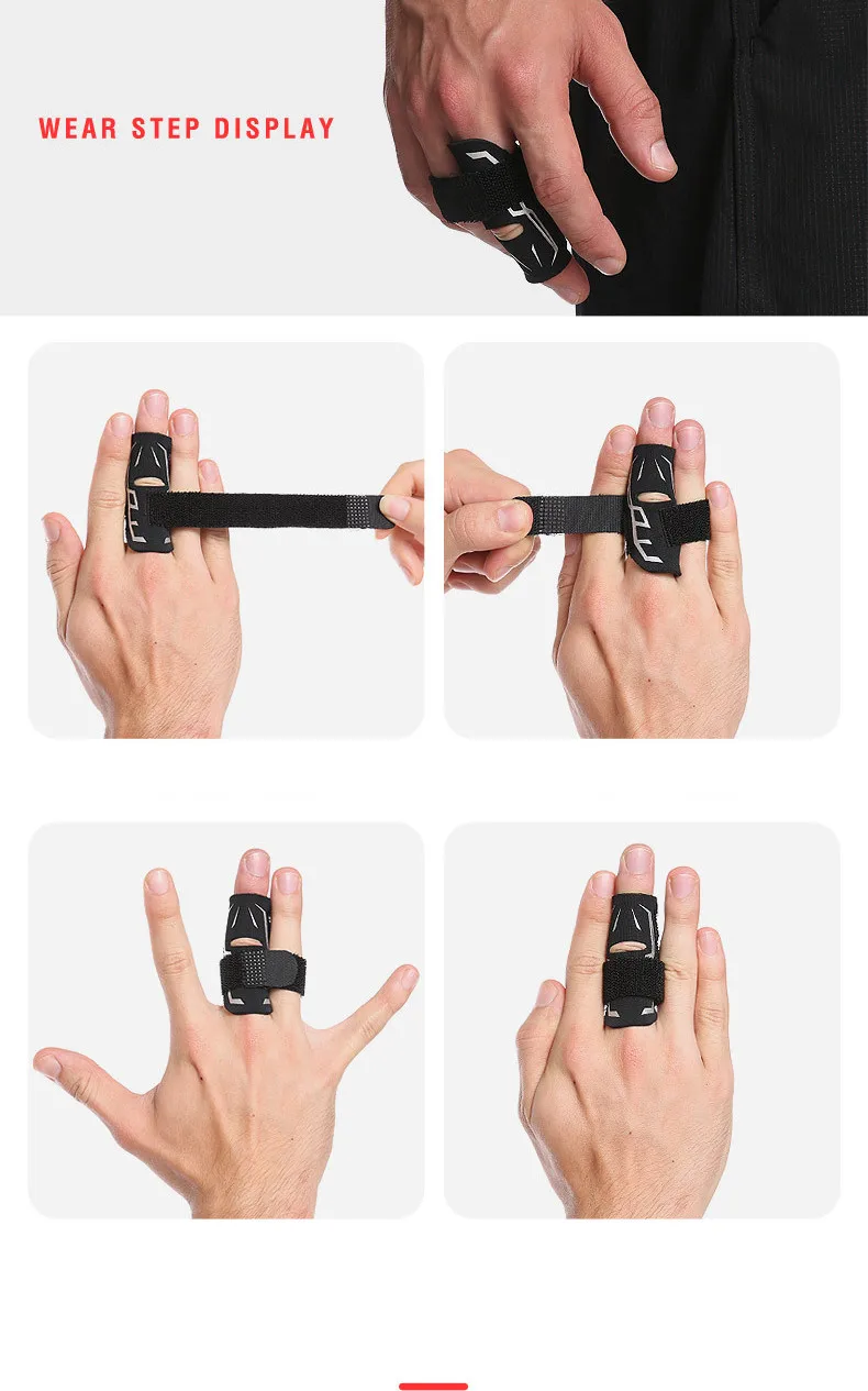 Finger Splint Guard Bands Compression Breathable Finger Sleeves for Basketball Stretchy Sports Aid Support Wrap Caps Protector