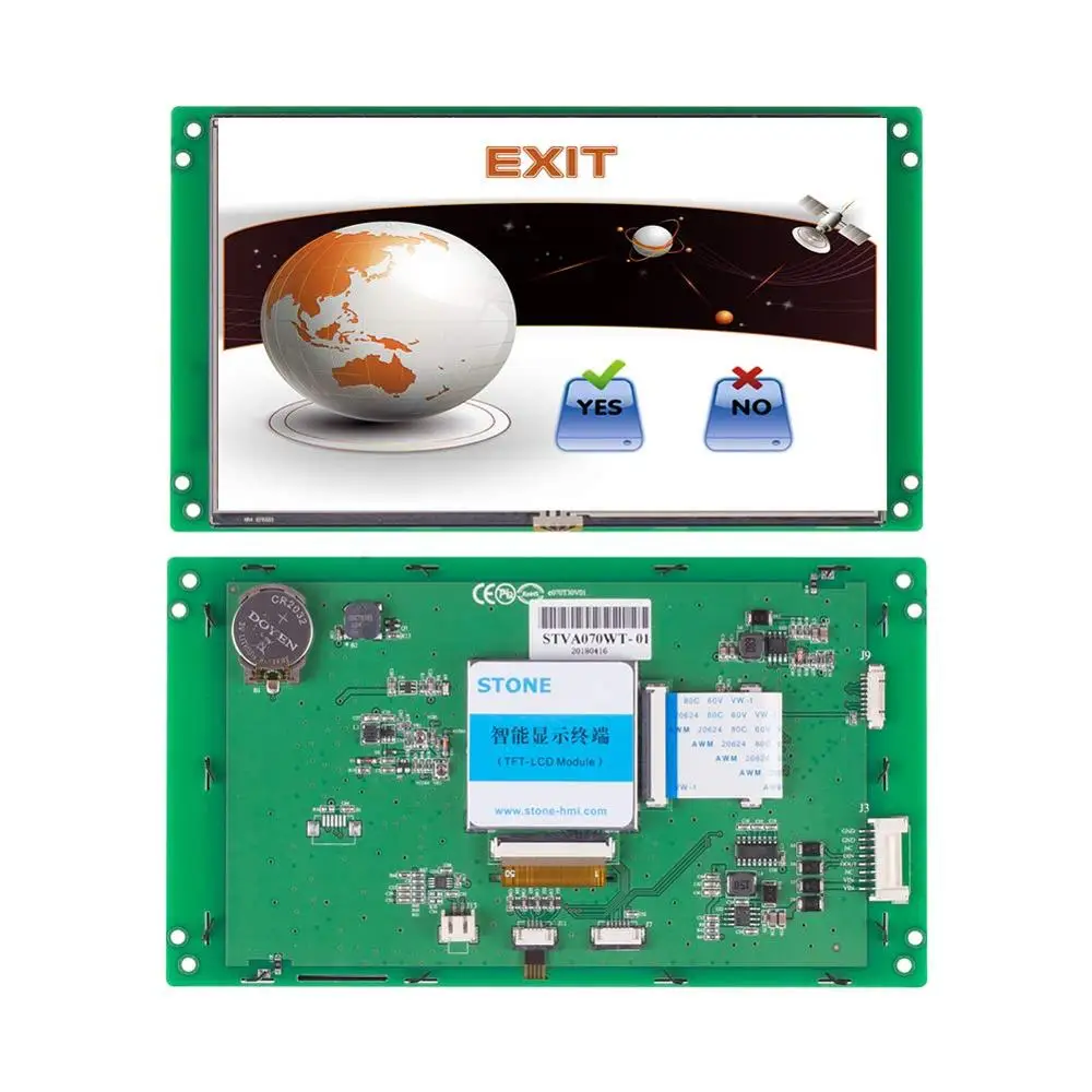 7 дюймов HMI 800*480 на тонкопленочных транзисторах тонкоплёночных ЖК дисплей монитор