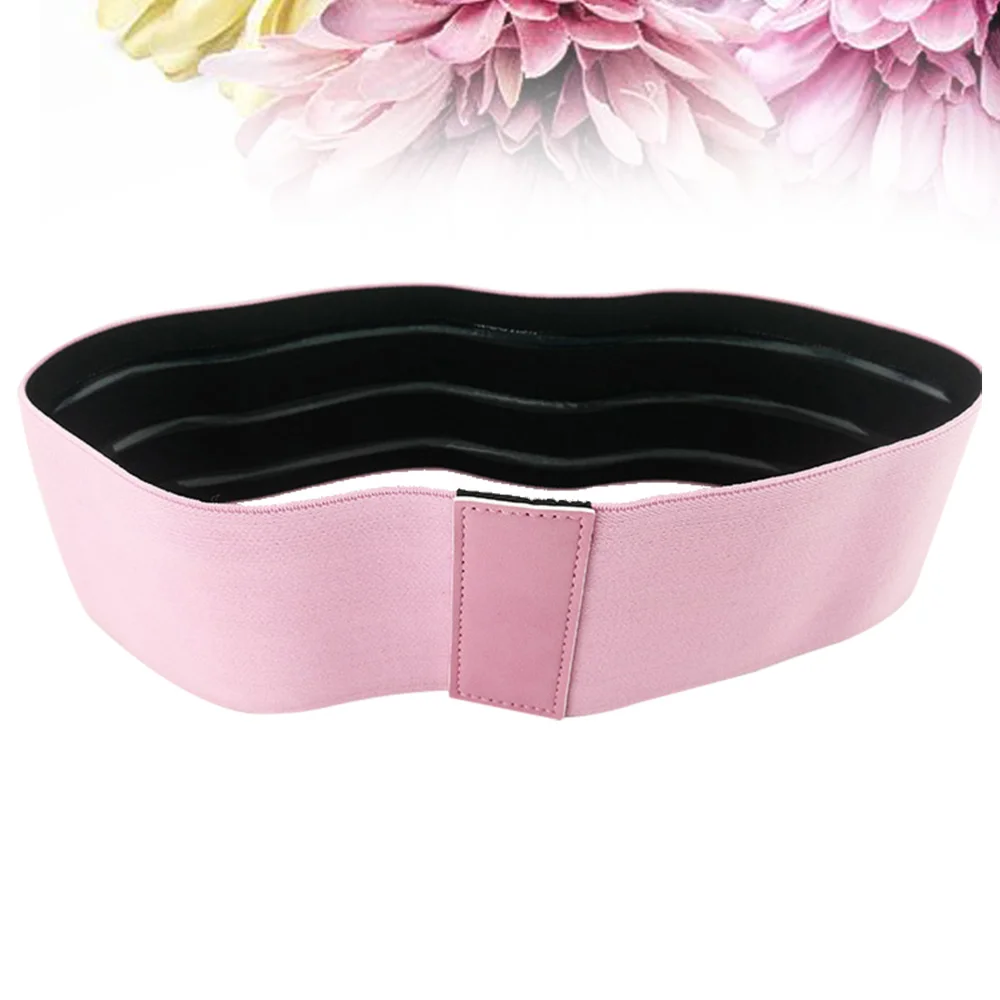 

3 Pcs Hip Elastic Band Anti-broken and No Curling Tension Band(M Each, Pink)