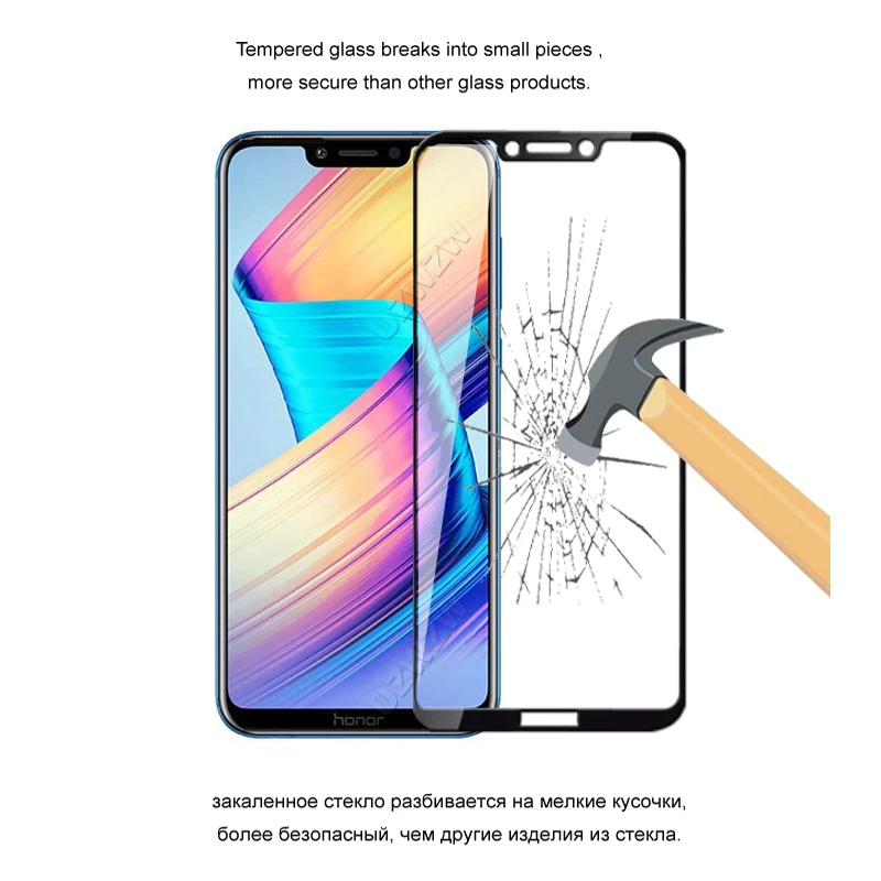 2 шт. для Honor Play Стекло полное покрытие закаленное Экран Защитная Play|Защитные