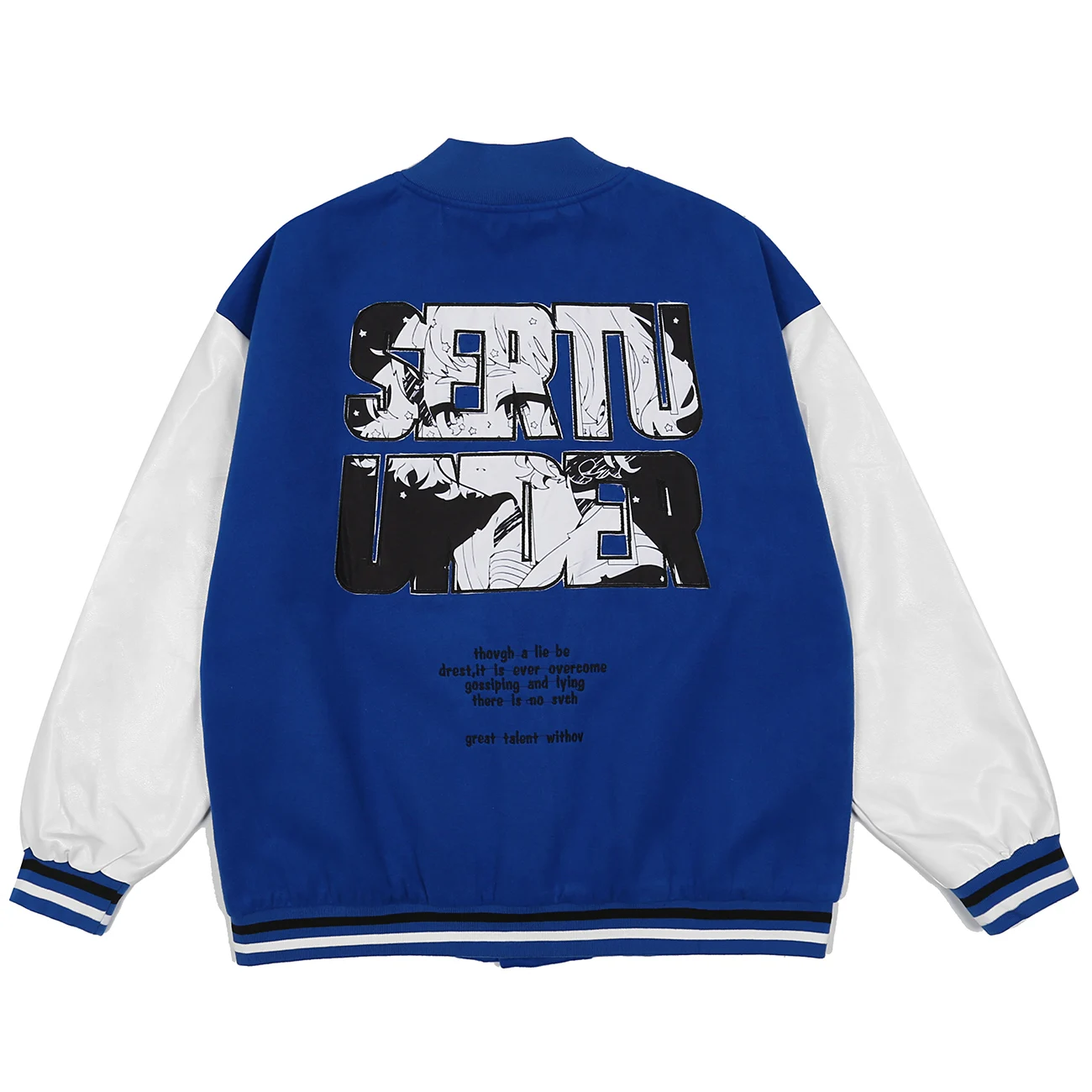 

Куртка в стиле Харадзюку для мужчин и женщин, Повседневная Свободная бейсбольная куртка лоскутного покроя, с надписью, в стиле хип-хоп