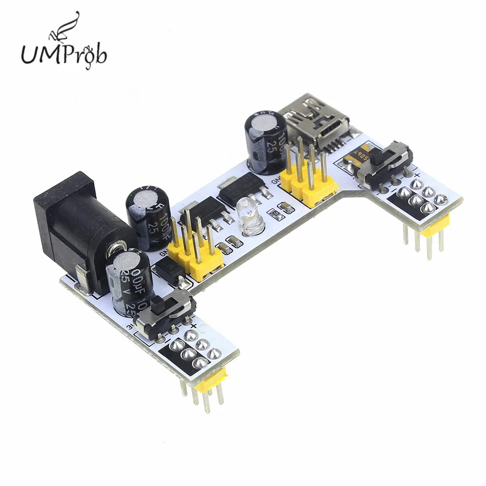 Мини usb 2 канала MB102 DC 7 12 В макетная плата интерфейса модуль питания для
