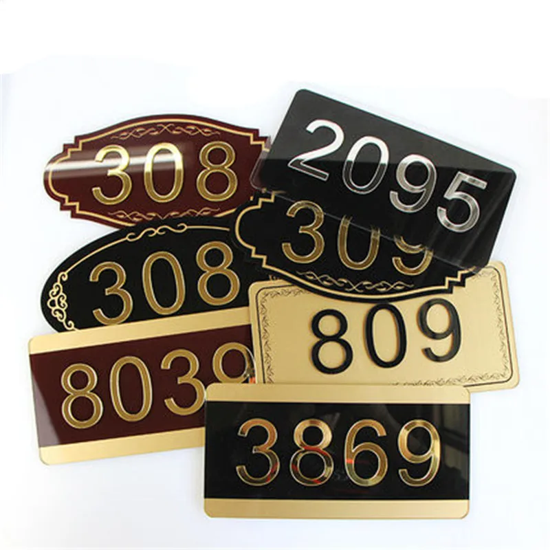 Современные номера для дома акриловая табличка с номером гостиничной комнаты