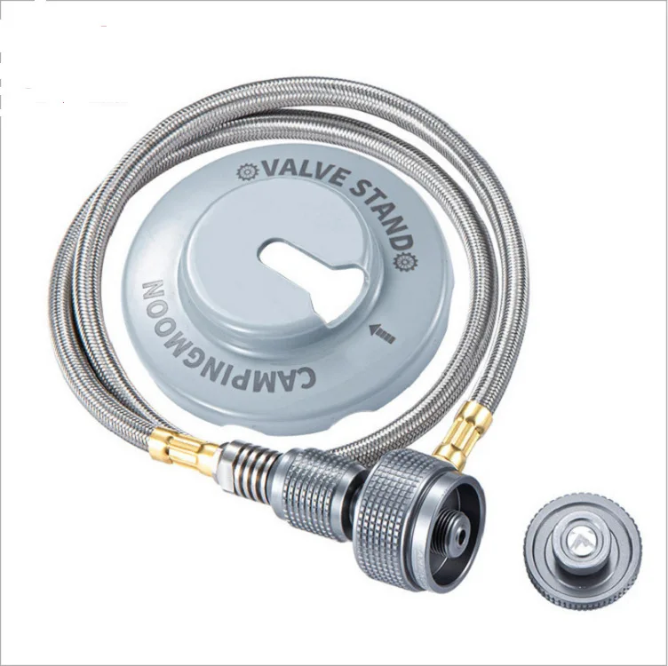 

Outdoor Gas Appliance High Pressure Threaded Extension Pipe Gas Tank Connection Line With Valve Magnetic Suction Adapter