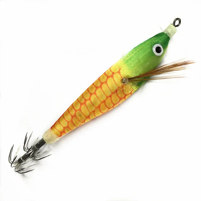 

1Pcs Luminous Squid Lure Fishing Night Glow Squid Bait Octopus Bait Sea Fishing Tackle 9.5cm 10g Shrimp Lures