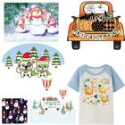 Рождество патчи с милой собачкой Термальность наклейки на одежде термонаклейки для одежды термоклейкие патч жесткая накладка на аппликация