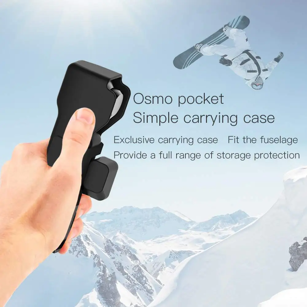 DJI OSMO Pocket Case Portable Storage Bag Buckle Box Osmo Controller Wheel Protective Cover w/ Sling Strap Lanyard |