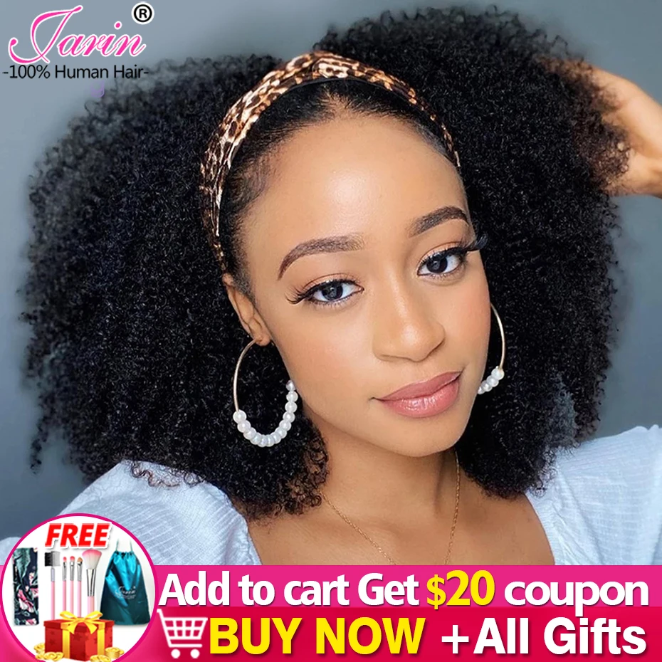 Парик с головной повязкой 1/2/3 шт. Массовая продажа афро кудрявый вьющиеся парик