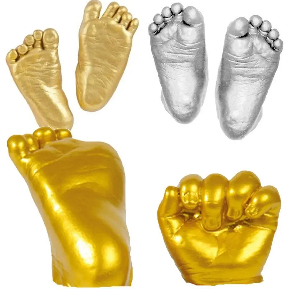 Diy Plaster Mold 3d Hand Foot Print For Baby Souvenir Casting Kit Couples Wedding Holding Home Decor | Мать и ребенок