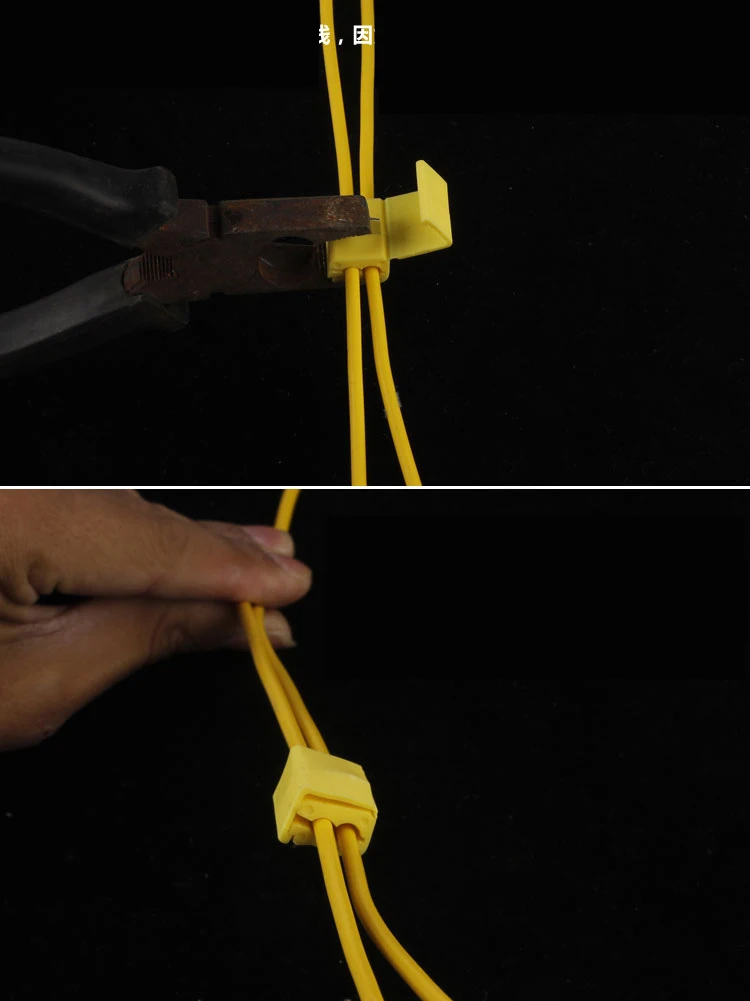 10 шт./пакет красный Scotch Lock быстрый зажим для обжимная Клемма 22-18 AWG 10A провод разъем для 0,5-1mm2 провода