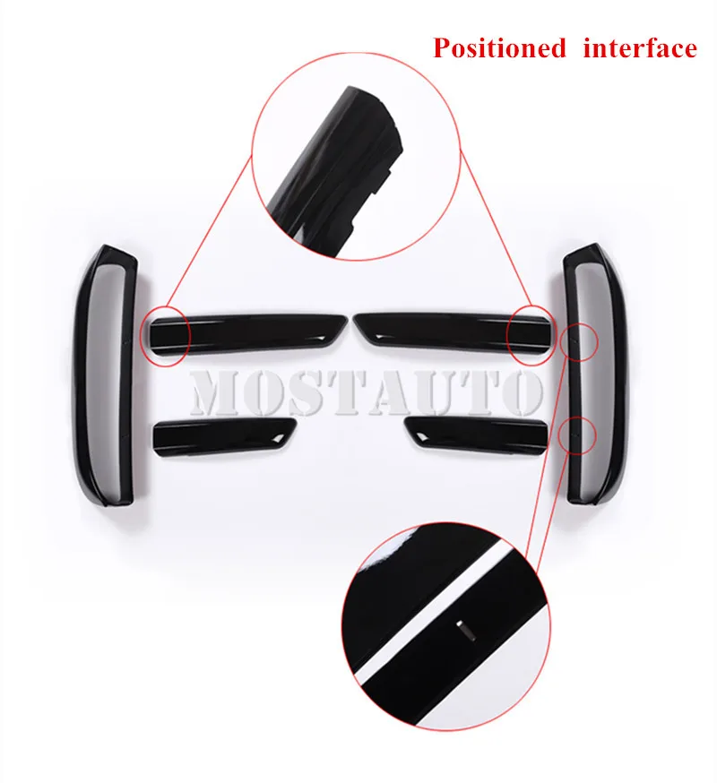 Для Land Rover Discovery 5 LR5 L462 ABS передний бампер решетка вентиляции крышка 2017-2021 2 шт.