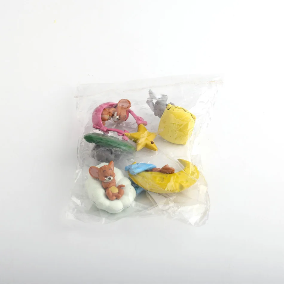 

5 pcs/set Cartoon Tom & Jerry Cat and Mouse Mini PVC Figures Kids Toys Dolls Christmas gift