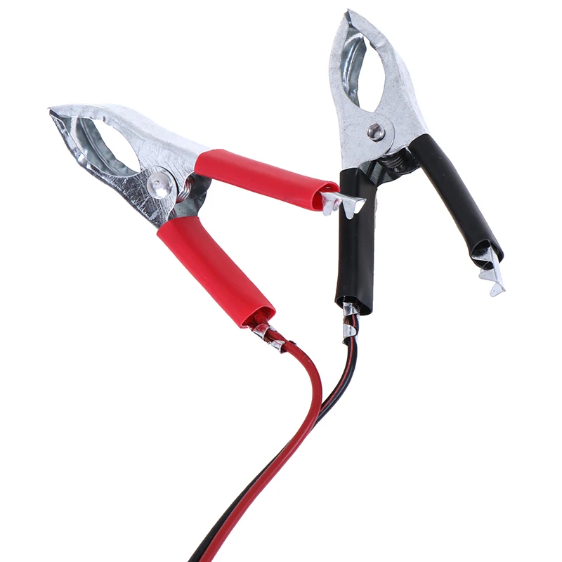 12V 150cm Car Cigarette Lighter Power Socket Adapter Battery to Terminal Clip-on Emergency Batery Line Light | Автомобили и