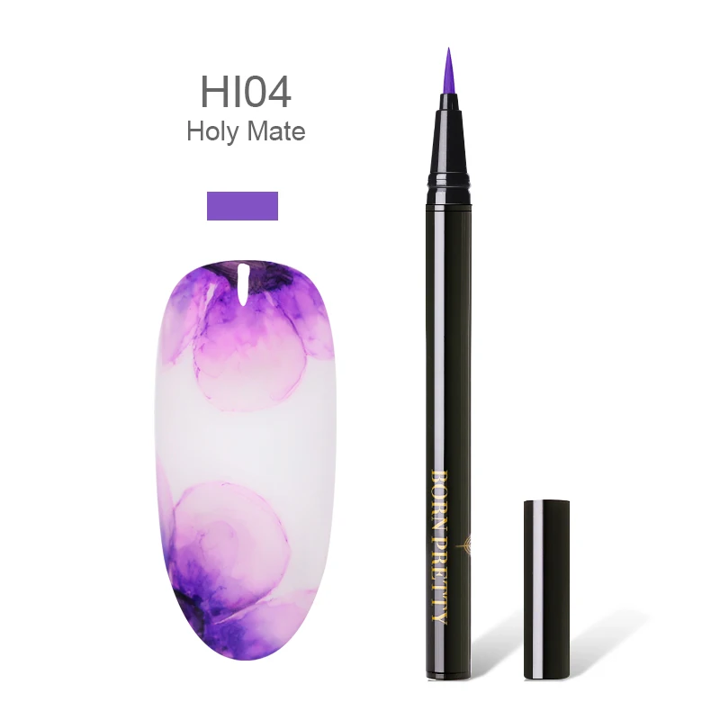 BP-HI04 BORN PRETTY лак для ногтей с цветущими цветами, 12 цветов, лак-ручка для рисования ногтей, 1 мл, для самостоятельного цветущего маникюра - Цвет: BP-HI04