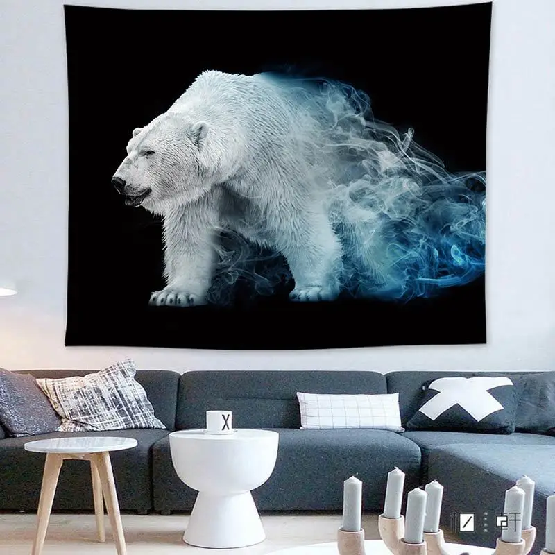 

Lion Tapestry Wall Hanging Decoration Animal Print Hippie Tapestry Bedroom Living Room Background Blanket Aesthetic Home Decor