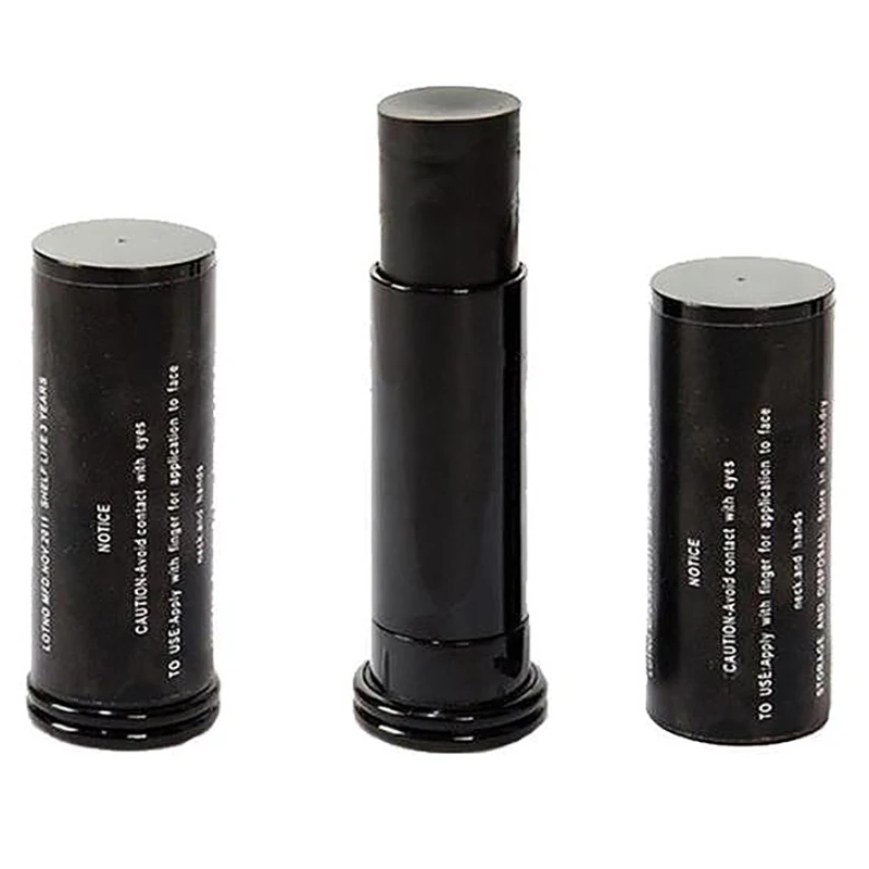 3 шт. Камуфляжный цвет крем краска для лица трубка палка наружного поля (черный +