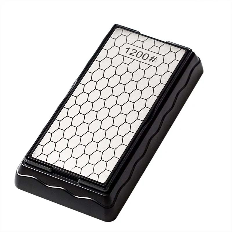 

Double-Side Sharpener Diamond Whetstone Knife Sharpening Stone Kitchen Grit Chef Knife Grinding Tool 400/600/1000/1200 Grit