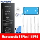 Аккумулятор NOHON для iPhone 8 Plus 8 Plus 11 Pro 11 Pro SE, 2020 дюйма
