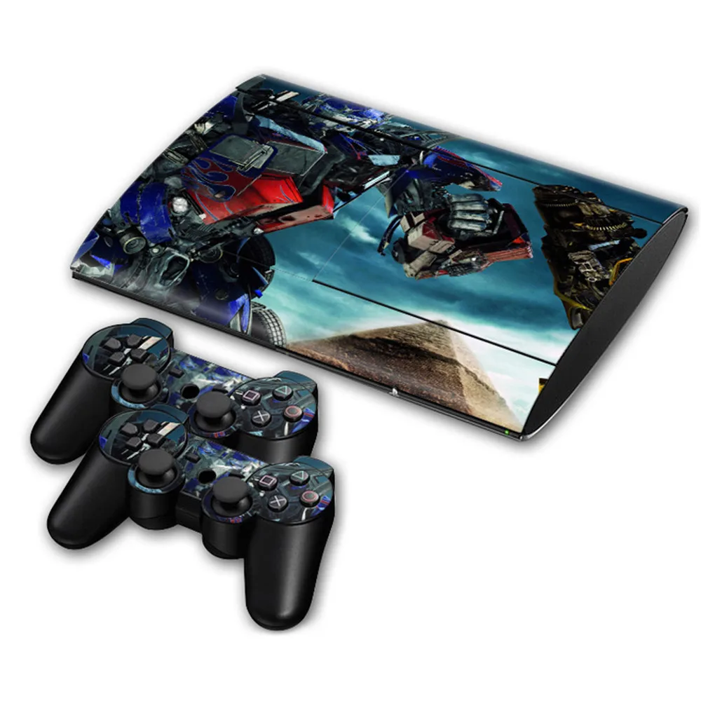 Популярный дизайн камуфляжной кожи для PS3 супер тонкая консоль 4000 и две наклейки