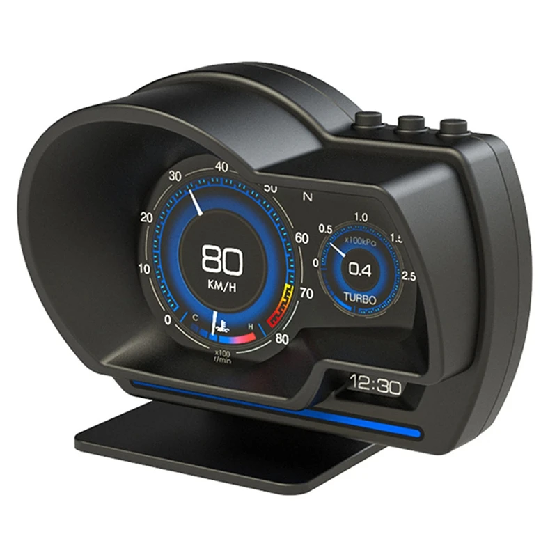 

Автомобильный проекционный дисплей Obd2 + Gps Dual Hd система Спидометр цифровая проекция