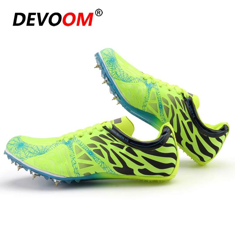 Новинка Спортивная обувь для студентов Мужские кроссовки с шипами Женская и