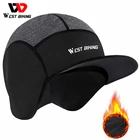 WEST BIKING велосипедная шапка, зимняя теплая шапка для шлема, ветрозащитная, для мотоциклистов, для езды на велосипеде, шапка с наушниками