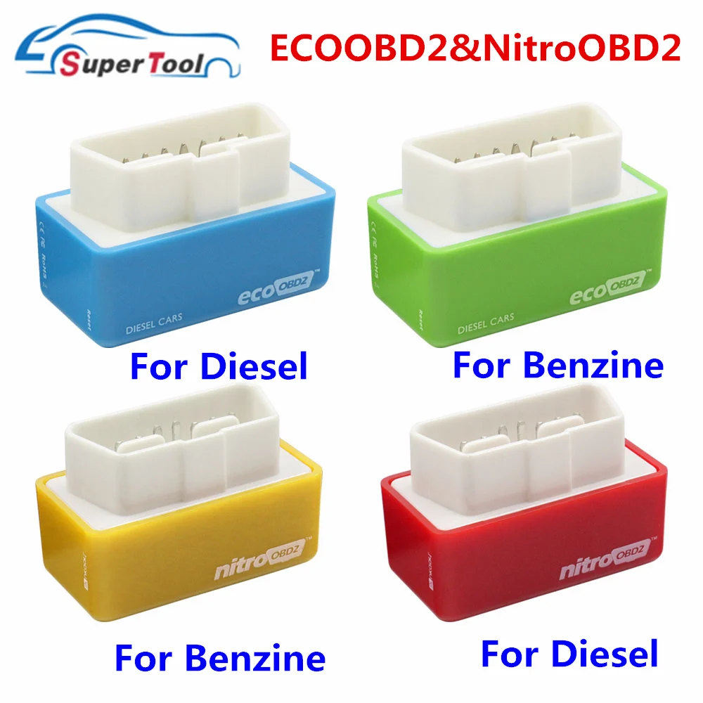 Чип тюнинг Power Prog Nitro ECO OBD2 дизельный бокс для чипов нитроobd2 ECU OBD программатор с