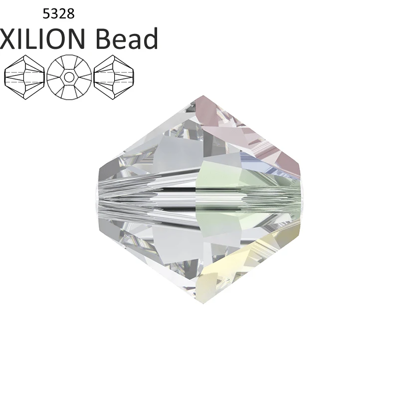 Кристаллы Swarovski 5328 100% оригинальные бусины из австрийского хрусталя цветные