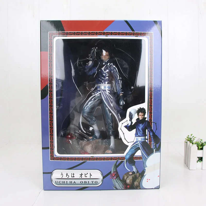 30cm Obito inbox Anime Action Figure Naruto Figure Uzumaki Naruto Uchiha Itachi Sasuke Susanoo Kakashi Minato Madara Hashirama For Christmas Gift - Цвет: 30cm Obito inbox