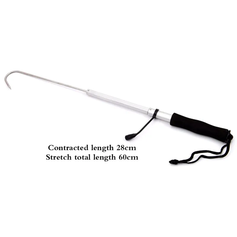 60/90/120 см морской Телескопический рыболовный Гафель Алюминий сплав рыболовли