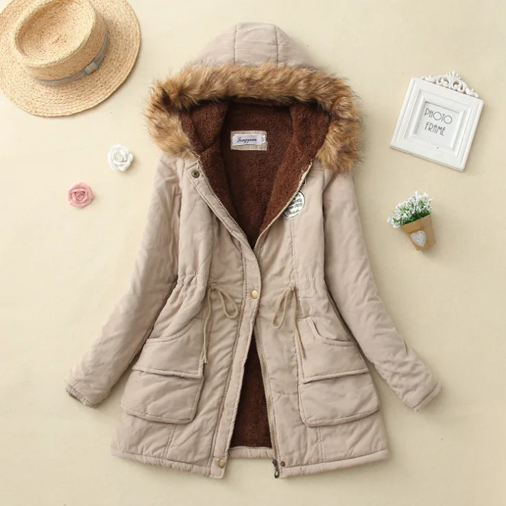 

autumn and winter 2020 new style of Women in cotton padded clothes, long sleeve lamb wool cotton clothes women