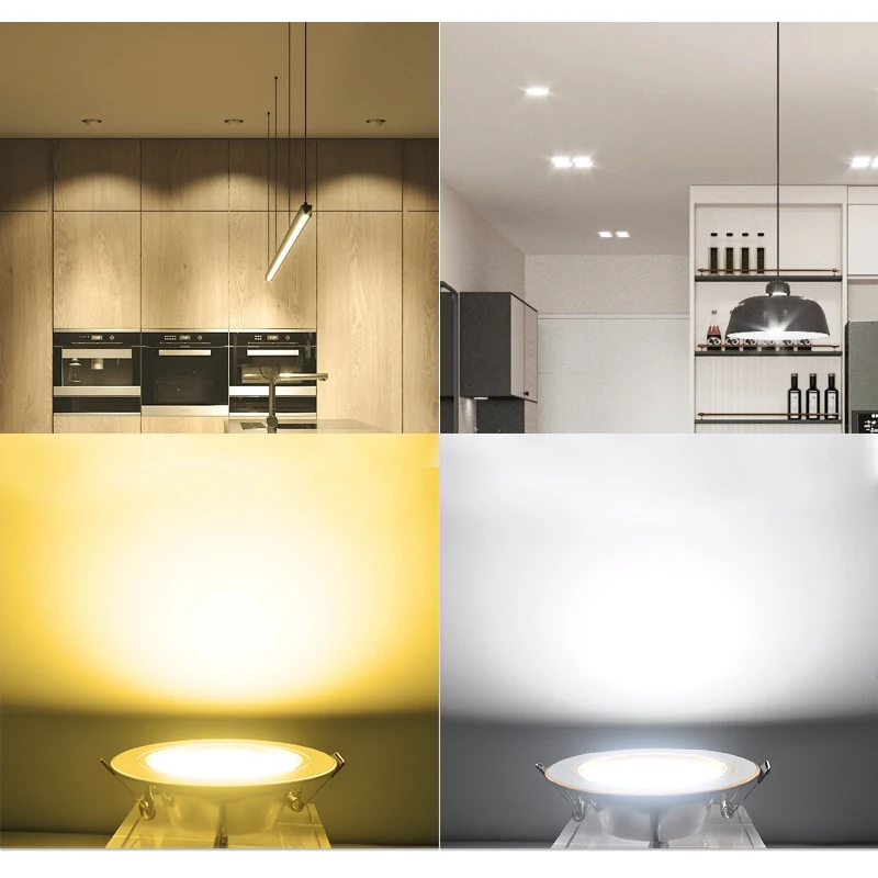 

Led Downlight 3W 5W Downlight AC220V-240V Warm Cold White recessed led downlight Kitchen living room Indoor recessed downlight
