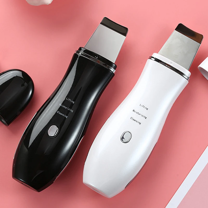 Вибрирующий очищающий скруббер для кожи вибрация удаление глубоких морщин лица