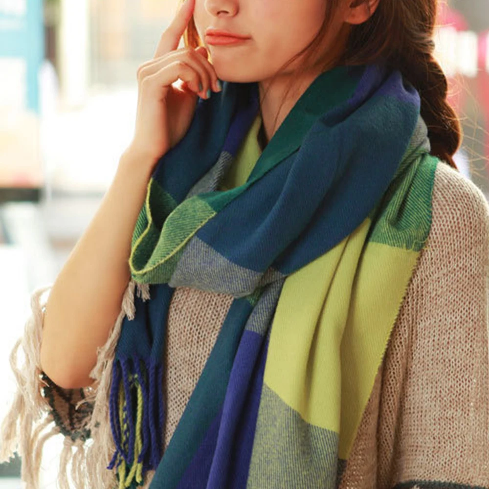 Кашемировые женские шарфы хит продаж большой мужской простой шарф 180*60 см зимняя