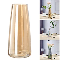 aurora symphony glass vases transparent flower arrangement for garden desktop decoration decoracion para el hogar jarrones
