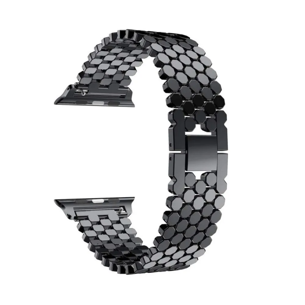 Ремешок для часов Apple Watch 42 мм серия 5 4 3 2 ремешок из нержавеющей стали сменный ремешок браслет для iWatch 4 40 мм 44 мм 38 мм ремешок