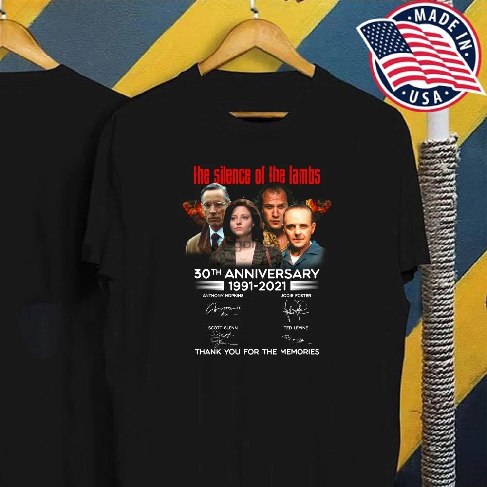 Футболка унисекс с принтом Молчание ягнят на 30-летие 1991 г. 2021 |