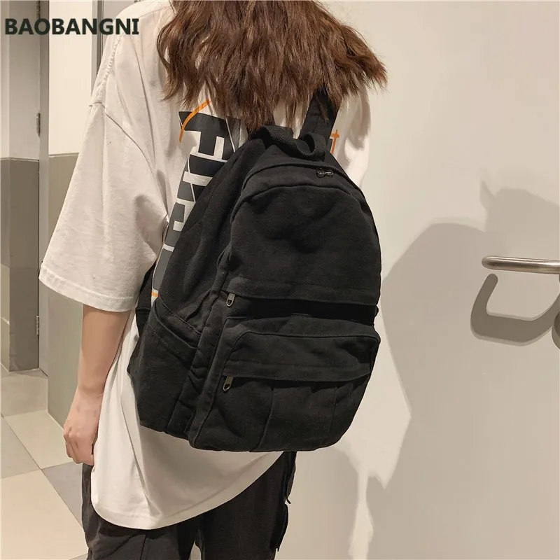 

Холщовый Рюкзак для девочек-подростков, винтажный дорожный школьный ранец для колледжа, сумка для ноутбука