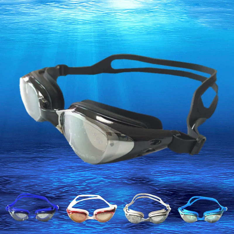 Новые стильные водонепроницаемые противотуманные гальванические очки в коробке