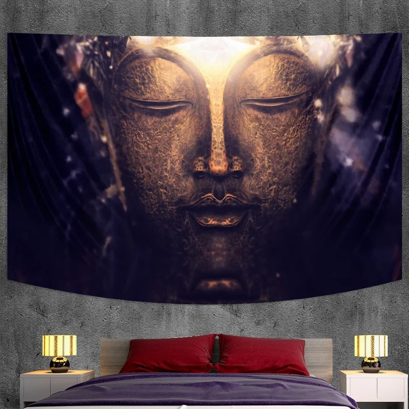 

Indian Buddha meditation home decoration tapestry Mandala tapestry Hippie Bohemian decorative yoga mat bedroom sheet